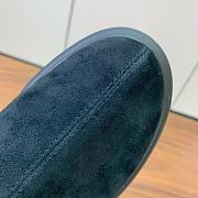 Fortok The Row Boots Suede Leather in Black - 5