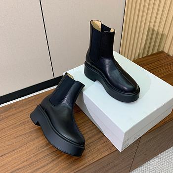 Fortok The Row Boots Leather in Black