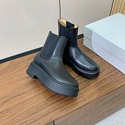 Fortok The Row Boots Leather in Black - 5