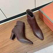 Fortok Loro Piana Felicity Ankle Boot Brown 7cm - 5
