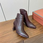 Fortok Loro Piana Felicity Ankle Boot Brown 7cm - 4