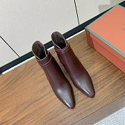 Fortok Loro Piana Felicity Ankle Boot Brown 7cm - 2