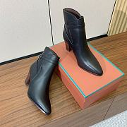 Fortok Loro Piana Felicity Ankle Boot Black 7cm - 1