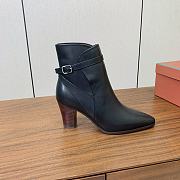 Fortok Loro Piana Felicity Ankle Boot Black 7cm - 6