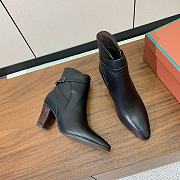 Fortok Loro Piana Felicity Ankle Boot Black 7cm - 3