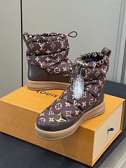 Fortok Louis Vuitton LV Cloud ankle boot sneaker Brown - 6