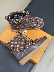 Fortok Louis Vuitton LV Cloud ankle boot sneaker Brown - 4