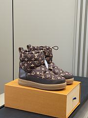 Fortok Louis Vuitton LV Cloud ankle boot sneaker Brown - 3
