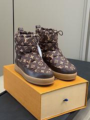 Fortok Louis Vuitton LV Cloud ankle boot sneaker Brown - 1