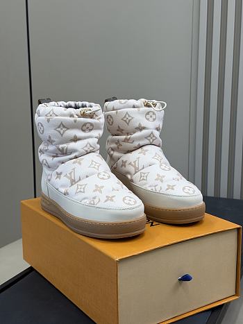 Fortok Louis Vuitton LV Cloud ankle boot sneaker White