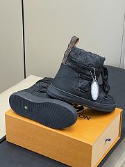 Fortok Louis Vuitton LV Cloud ankle boot sneaker Full Black - 6