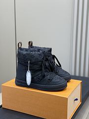 Fortok Louis Vuitton LV Cloud ankle boot sneaker Full Black - 5