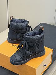 Fortok Louis Vuitton LV Cloud ankle boot sneaker Full Black - 4