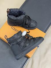 Fortok Louis Vuitton LV Cloud ankle boot sneaker Full Black - 3