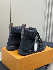Fortok Louis Vuitton LV Cloud ankle boot sneaker Full Black - 2