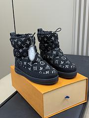 Fortok Louis Vuitton LV Cloud ankle boot sneaker Black - 1