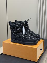 Fortok Louis Vuitton LV Cloud ankle boot sneaker Black - 5