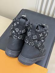 Fortok Louis Vuitton LV Cloud ankle boot sneaker Black - 2
