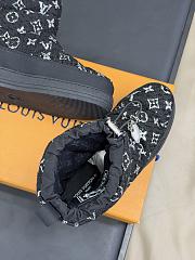 Fortok Louis Vuitton LV Cloud ankle boot sneaker Black - 4