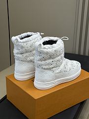 Fortok Louis Vuitton LV Cloud ankle boot sneaker White Monogram - 5