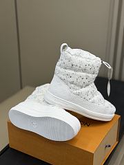 Fortok Louis Vuitton LV Cloud ankle boot sneaker White Monogram - 4