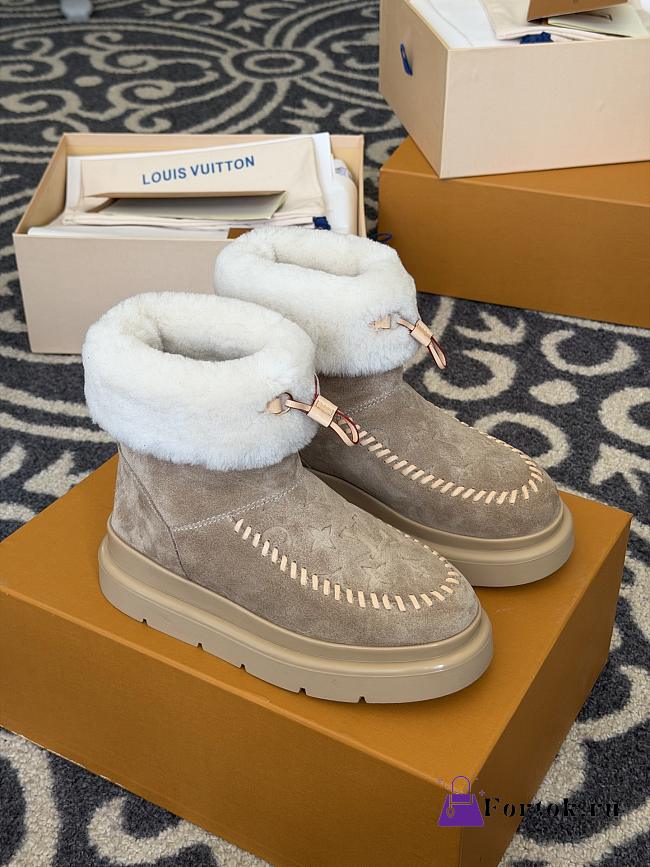 Fortok Louis Vuitton Cortina ankle boots Beige - 1