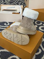 Fortok Louis Vuitton Cortina ankle boots Beige - 5