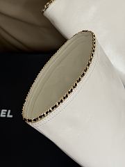 Fortok Chanel Knee-High Boots White - 6