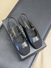 Fortok Chanel slingback shoes Black - 1