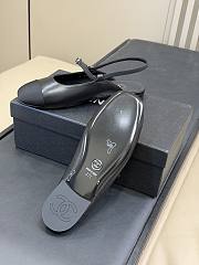 Fortok Chanel slingback shoes Black - 5