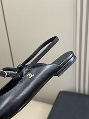 Fortok Chanel slingback shoes Black - 4