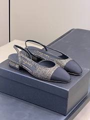 Fortok Chanel Slingback Tweed  - 3