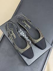 Fortok Chanel Slingback Tweed  - 2