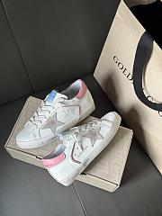 Fortok Golden Goose Super-Star Sneaker White With Pink/Blue - 2
