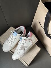 Fortok Golden Goose Super-Star Sneaker White With Pink/Blue - 5