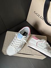 Fortok Golden Goose Super-Star Sneaker White With Pink/Blue - 6