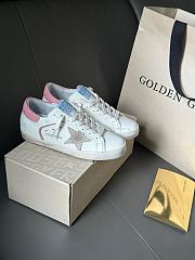 Fortok Golden Goose Super-Star Sneaker White With Pink/Blue - 1
