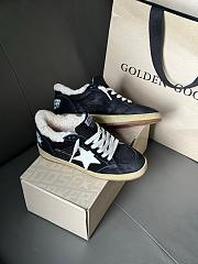 Fortok Golden Goose Super-Star Sneaker With Fur Black - 5