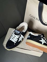 Fortok Golden Goose Super-Star Sneaker With Fur Black - 4