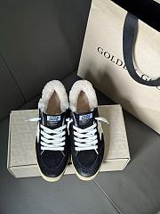 Fortok Golden Goose Super-Star Sneaker With Fur Black - 3