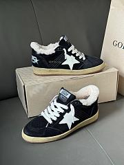 Fortok Golden Goose Super-Star Sneaker With Fur Black - 2