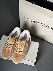 Fortok Golden Goose Super-Star Sneaker With Fur Brown - 5