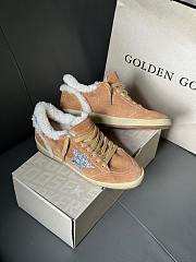 Fortok Golden Goose Super-Star Sneaker With Fur Brown - 4