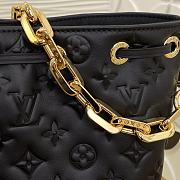 Fortok Louis Vuitton Coussin Bucket bag Black 26 × 20 × 12 cm - 3