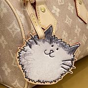 Fortok Louis Vuitton Speedy Bandoulière 20 Grace Coddington Miaowgram 20.5 x 13.5 x 12 cm  - 5