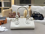 Fortok Chloé Paddington bag in white 36*18*18cm - 3
