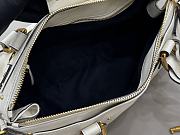 Fortok Chloé Paddington bag in white 36*18*18cm - 4