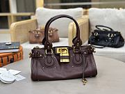 Fortok Chloé Paddington bag in Burgundy 36*18*18cm - 1
