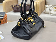 Fortok Chloé Paddington bag in Black 36*18*18cm - 3