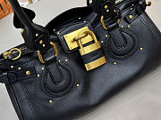Fortok Chloé Paddington bag in Black 36*18*18cm - 6